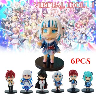 ฟิกเกอร์ Pvc รูปตัวละคร Virtual Idol 2d 6 แบบ สําหรับเก็บสะสม