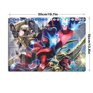 แผ่นรองเมาส์ ลาย Digimon Adventure Shine Greymon Duel Playmat CCG DTCG สําหรับเล่นเกม