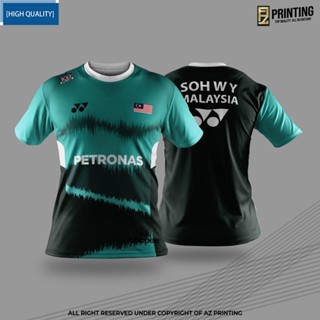 [คุณภาพสูง] Badminton MALAYSIA BWF WORLD CHAMPIONS 2022 JERSEY