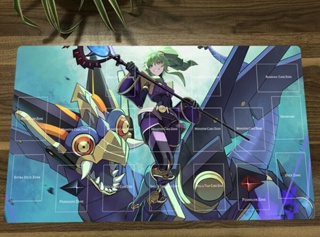 Yu-gi-oh! El Shaddoll Winda Board Playmat CCG TCG แผ่นรองเมาส์ สําหรับเล่นเกมเทรดดิ้งการ์ด ฟรีกระเป๋า