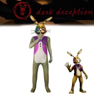 ชุดจั๊มสูท คอสเพลย์ อนิเมะ Dark Deception Robbie The Rabbit สําหรับเด็ก