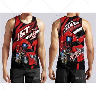 ✨✨เสื้อกีฬาแขนสั้น ผ้าเจอร์ซีย์ J&amp;T Express สําหรับผู้ชาย 2023 Zjy97 น้ําหนักเบา ระบายอากาศ