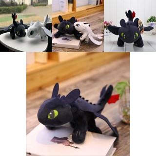 ของเล่นตุ๊กตามังกร How Train To Your Dragon Toothless Night Fury แบบนิ่ม สําหรับเด็ก