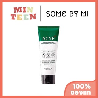 MINTEEN✨New Date✨ SOMEBYMI 30 Days Miracle Acne Clear Foam 100ml เจลล้างหน้า  ล้างหน้าลดสิว gentle คลีนซิ่ง เดลี่แคร์-AXDB