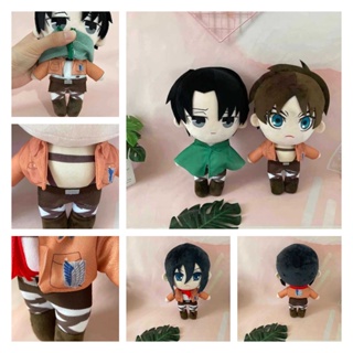 ของเล่นตุ๊กตา Attack On Titan Eren Jaeger ผ้ากํามะหยี่ขนนิ่ม สําหรับตกแต่งห้องนอนเด็ก