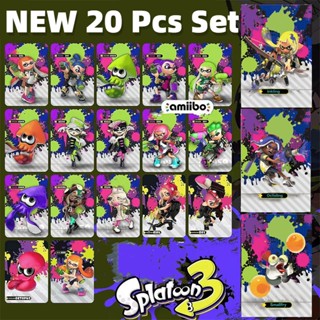 Splatoon3 Amiibo การ์ด พร้อมการออกแบบคุณภาพสูง และแปรงสองด้าน สําหรับนักสะสม