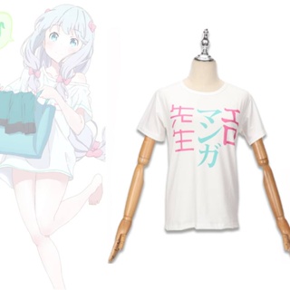 เสื้อยืดโพลีเอสเตอร์ พิมพ์ลายอนิเมะ Eromanga Sensei Izumi Sagiri แฟชั่นฤดูร้อน สําหรับเด็กผู้หญิง