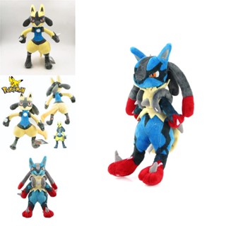 ตุ๊กตานุ่ม รูปการ์ตูนโปเกม่อน Luc Lucario ขนาด 12 นิ้ว