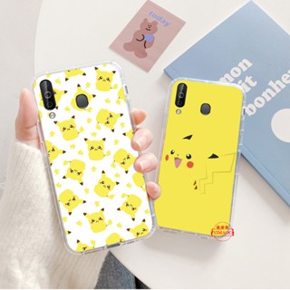 เคสโทรศัพท์มือถือนิ่ม ลายการ์ตูนปิกาจู สําหรับ Samsung A70 A11 A12 A21S A22 4G 5G A31 A32 A41 W18