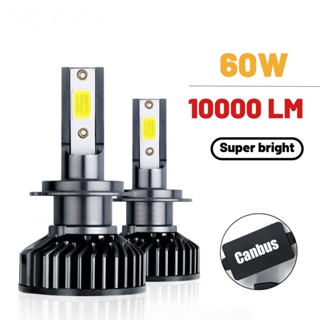 หลอดไฟตัดหมอก Led H1 H4 H7 H8 H11 9005 HB3 9006 HB4 9004 HB1 9007 HB5 H13 15000LM 12V 2 ชิ้น