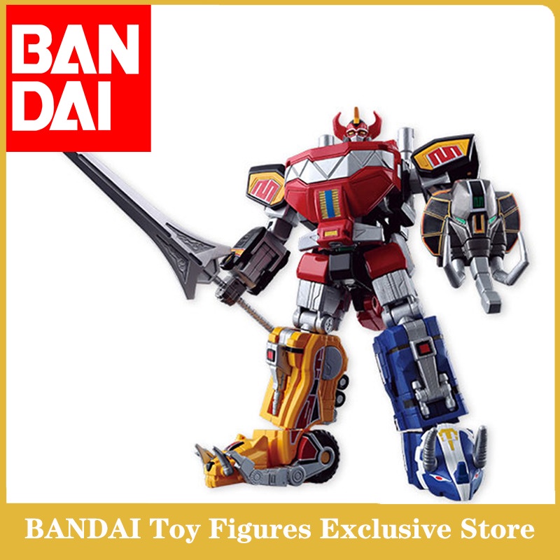 BANDAI PB Candy Toy SMP Power Rangers Shokugan Super Minipla Megazord ตุ๊กตาขยับแขนขาได้สะสมของขวัญของเล่นสำหรับเด็ก