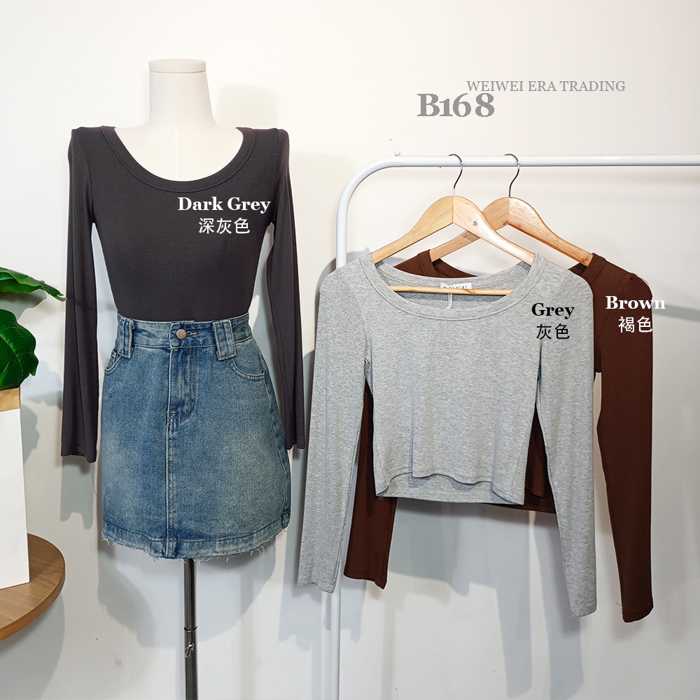 เสื้อแขนยาวลําลอง ผ้าฝ้ายแท้ คุณภาพสูง [B168] RM39.00