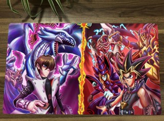 Yu-gi-oh Seto Kaiba Dark Magician Playmat CCG TCG แผ่นรองเมาส์ สําหรับเล่นเกม