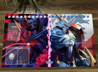 แผ่นรองเมาส์ ลายการ์ตูนอนิเมะ Digimon Monster Playmat CCG DTCG Battle Of Omega สําหรับเล่นเกม