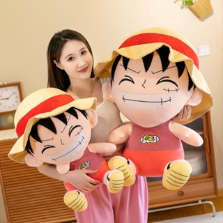 ของเล่นตุ๊กตาลูฟี่ One Piece น่ารัก กอดได้ สําหรับเด็ก