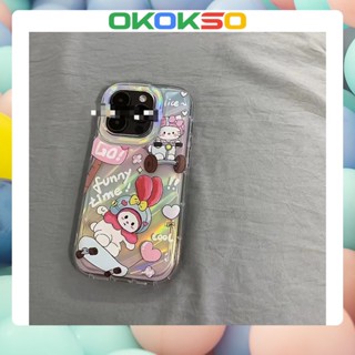 [OKOKSO] เคสโทรศัพท์มือถือนิ่ม กันกระแทก ลายการ์ตูนกระต่ายสกูตเตอร์ สําหรับ OPPO Reno9 Reno8 Reno7pro reno6 7z 5 R17 A53 A9 2020 F11 A31 A78 A77