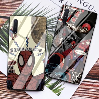 เคสโทรศัพท์มือถือแบบแก้ว ลายสไปเดอร์แมน สําหรับ Redmi Note 8 9 9s 10 10s 11 Pro 9 9A 9C 8 8A