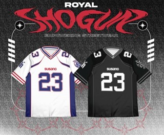 Royal Shogun สีขาว และสีดํา 2023 | เสื้อเจอร์ซีย์ Shogun OVS