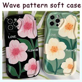 FOR SAMSUNG A04E A53 A33 A24 A22 M32 M22 flower Wave Case