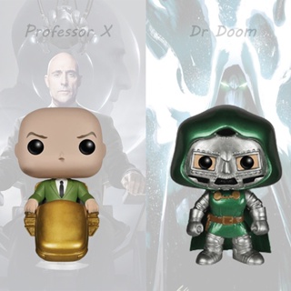 ฟิกเกอร์ FUNKO POP X-Men Professor X Doctor Doom Fantastic Four Figure ขนาด 10 ซม. สีสันสดใส สําหรับผู้ชาย