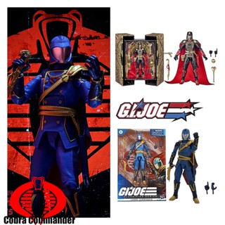 ฟิกเกอร์ Gijoe Special Forces Cobra Commander ข้อต่อยืดหยุ่น สีทอง