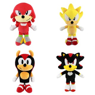 ตุ๊กตายัดนุ่น Sonic แบบนิ่ม สวมใส่สบาย ของเล่นสําหรับเด็ก