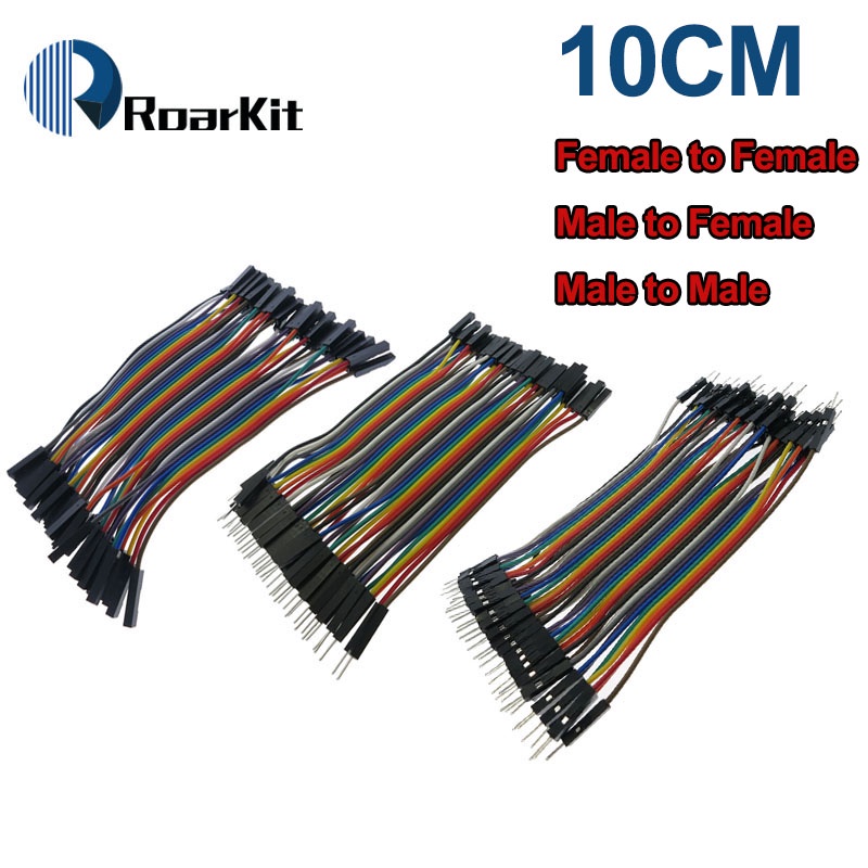 40-120pcs Dupont Line 10 ซม.40Pin ชายชาย + ชายหญิงและหญิงจัมเปอร์ลวด Dupont สายสําหรับ Arduino DIY KIT