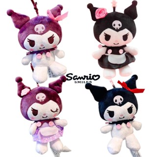 ของแท้ ตุ๊กตากระต่าย Sanrio Kuromi ผ้าฝ้าย Pp สําหรับแขวนตกแต่งบ้าน