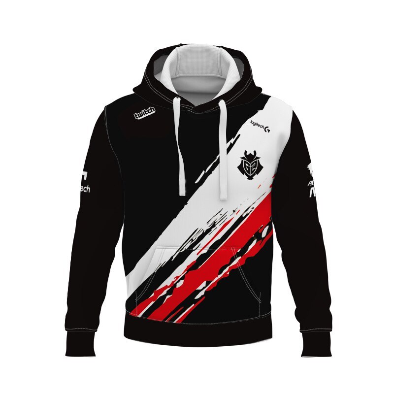 G2 Escap LEC CSGO Dota2 เหงื่อ Hoodie ผู้ชายแฟชั่นทีม Jersey เสื้อสวมหัว Mens Hoodies Boys Racing ขี