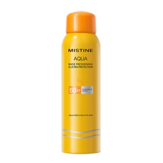 [1 แถม 1] Mistine Mistine Mistine Sunscreen Spray ครีมกันแดดสูตร Highx Sunscreen 50+ Repair After Sun Refreshing Nonoily