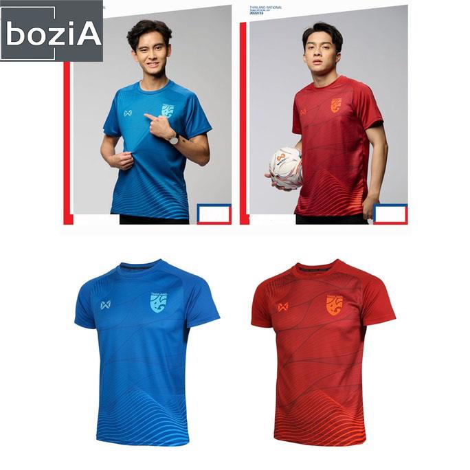 ของแท้ เสื้อเชียร์ฟุตบอลทีมชาติไทย Warrix Thailand National Team Kit 2022-23 (Cheer Version) Original(ลดกระหน่ํา พร้อมส่ง COD)