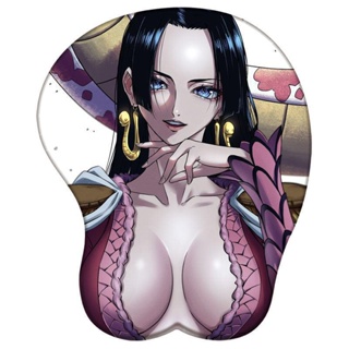 แผ่นรองเมาส์ ซิลิโคน ลาย One Piece Nico Robin 3D สําหรับเล่นเกม