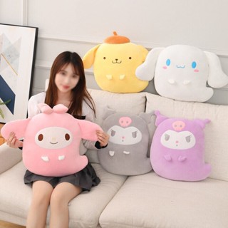 หมอนตุ๊กตานุ่ม รูปการ์ตูน Sanrio Hug Kuromi Melody Cinnamoroll น่ารัก สําหรับตกแต่งบ้าน