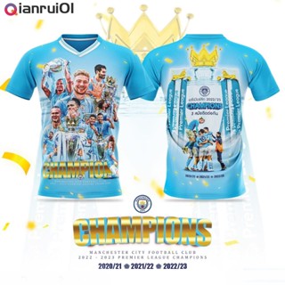 (Qianrui01) เสื้อแมนซิตี้ แชมป์พรีเมียร์ลีก