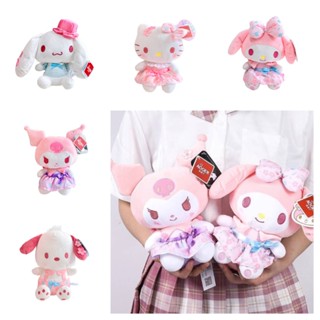 Aoger ของเล่นตุ๊กตาสุนัข Sanrio Kuromi Mele T Pachi Dog Yugi ดอกพีช 20 ซม.