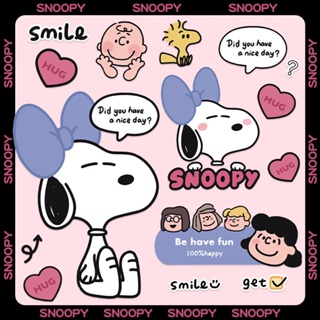 สติกเกอร์ ลายการ์ตูน Snoopy น่ารัก กันน้ํา สําหรับติดตกแต่งกระเป๋าเดินทาง แล็ปท็อป