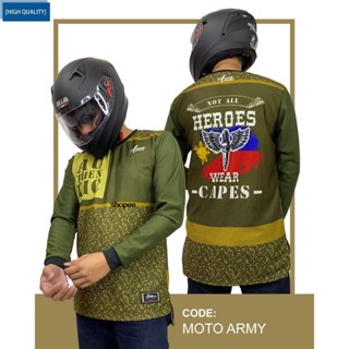 เสื้อกีฬามอเตอร์ไซค์ "Moto Army" ของแท้