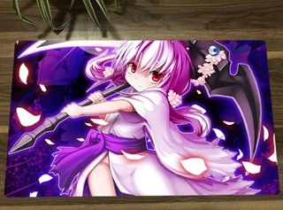 Yu-gi-oh! Duel Playmat Ghost Reaper &amp; Winter Cherries CCG TCG แผ่นรองเมาส์ สําหรับเล่นเกม