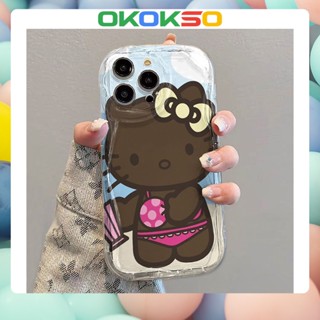 เคสมือถือ แบบนิ่ม ลายการ์ตูนคิตตี้ ขอบโค้ง กันกระแทก สําหรับ OPPO Reno9 Reno8 Reno7pro reno6 7z 8T 5 R17 A53 A9 2020 4Z 5G F11 A31 A3S A78 A77