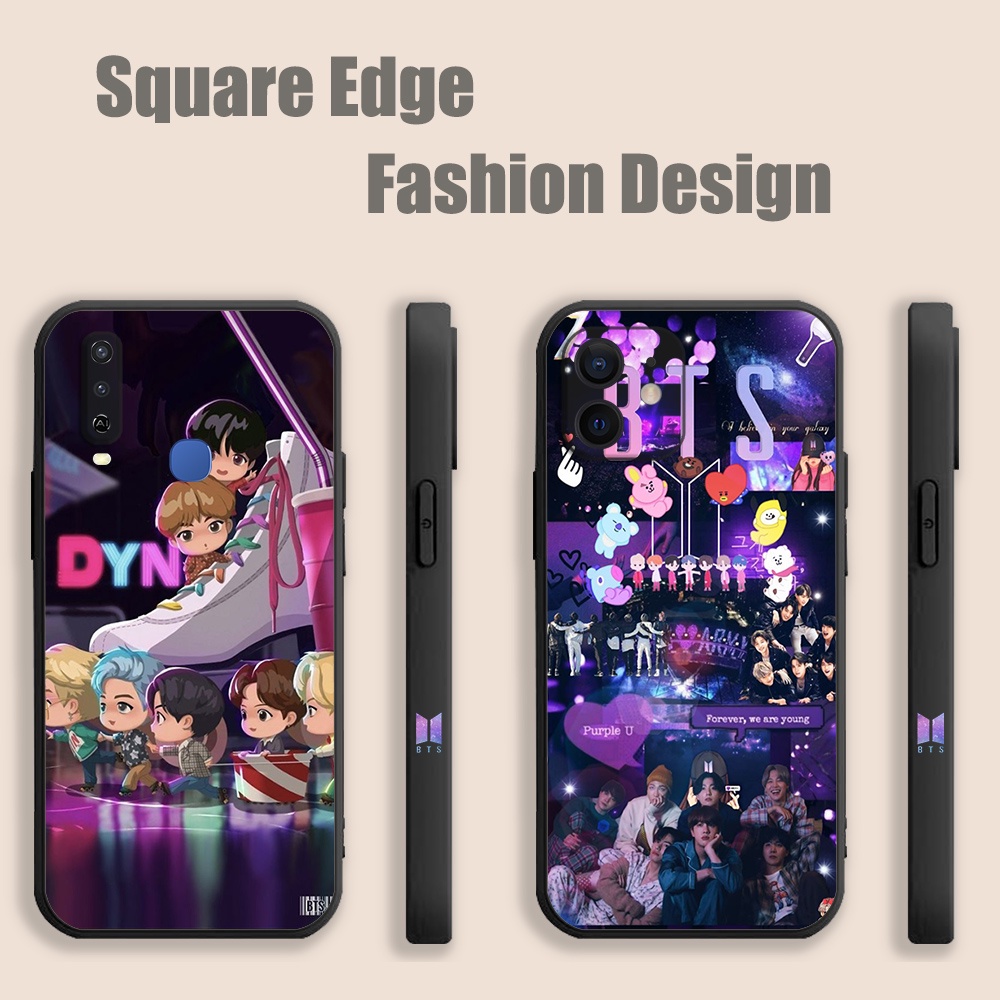 ปลอกสําหรับ Vivo Y01 T1 Y75 Y55 X80 Pro Y02s Y16 Y02A Y36 BTS การ์ตูนกองทัพ 10th Anniversary 2023 TG