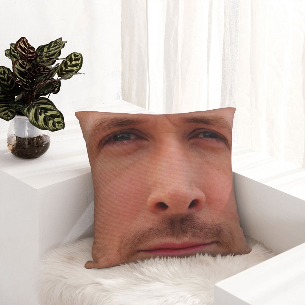 Ryan Gosling Face ปลอกหมอน Dakimakura หมอนตกแต่งเบาะหน้าแรกโซฟาเตียงผ้าปูที่นอนรถตลก