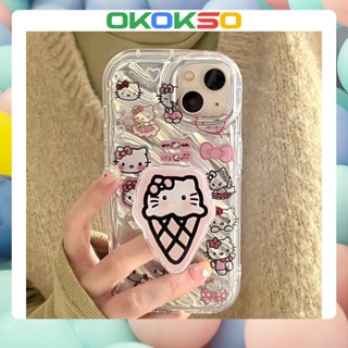 เคสมือถือ แบบนิ่ม ลายการ์ตูนคิตตี้ กันกระแทก สําหรับ OPPO Reno9 Reno8 Reno7pro reno6 7z 5 R17 A53 A9 2020 F11 A78 A77