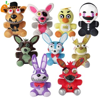 HYC Humey ตุ๊กตาของเล่น Five Nights At Freddys Chica Bonnie Foxy แบบนุ่มสําหรับตกแต่งบ้าน