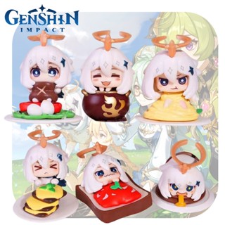 กล่องสุ่ม Pvc รูปการ์ตูน Paimon น่ารัก ขนาด 4-6 ซม.