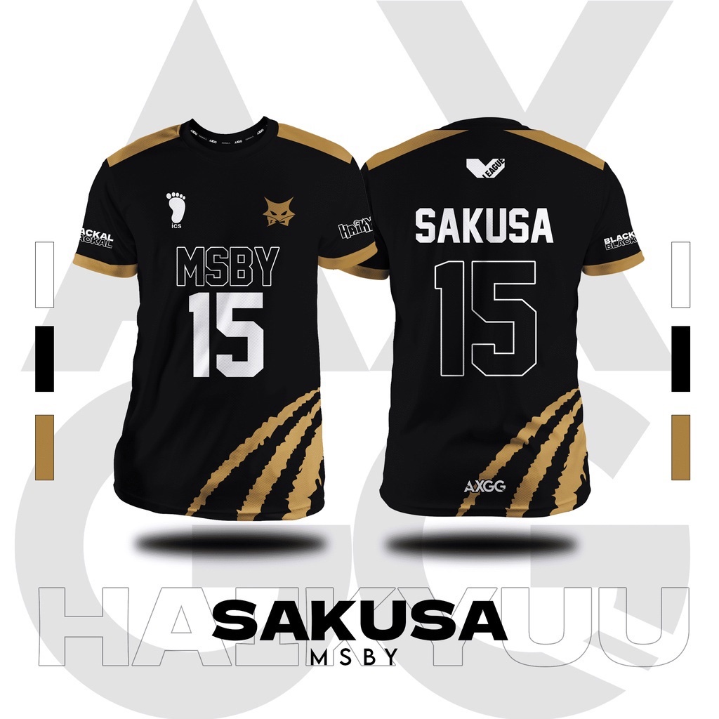 พร้อมส่ง เสื้อยืดกีฬาแขนสั้นลําลองทรงหลวมอะนิเมะ Haikyuu