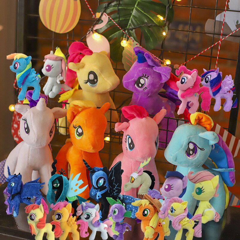ตุ๊กตายัดนุ่น My Little Pony Equestia Princess Celestia Luna Cadence Nightmare Moon Queen ของเล่นสําหรับเด็ก