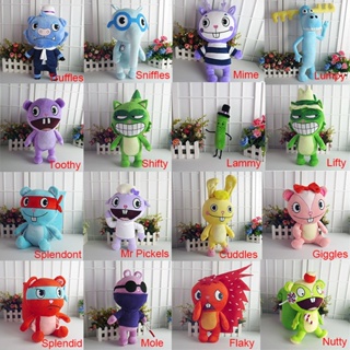 ของเล่นตุ๊กตาการ์ตูนแอนิเมชั่น Tree Friends Happy Cuddles Lifty Shifty