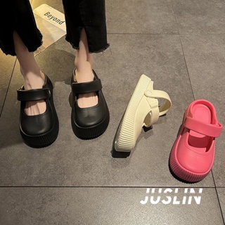 JUSLIN  รองเท้าแตะ รองเท้าแตะผู้หญิง ส้นแบน ใส่สบาย สไตล์เกาหลี รองเท้าแฟชั่น 2023 ใหม่ 072022 Korean Style Unique Trendy fashion B28G137 37Z230910