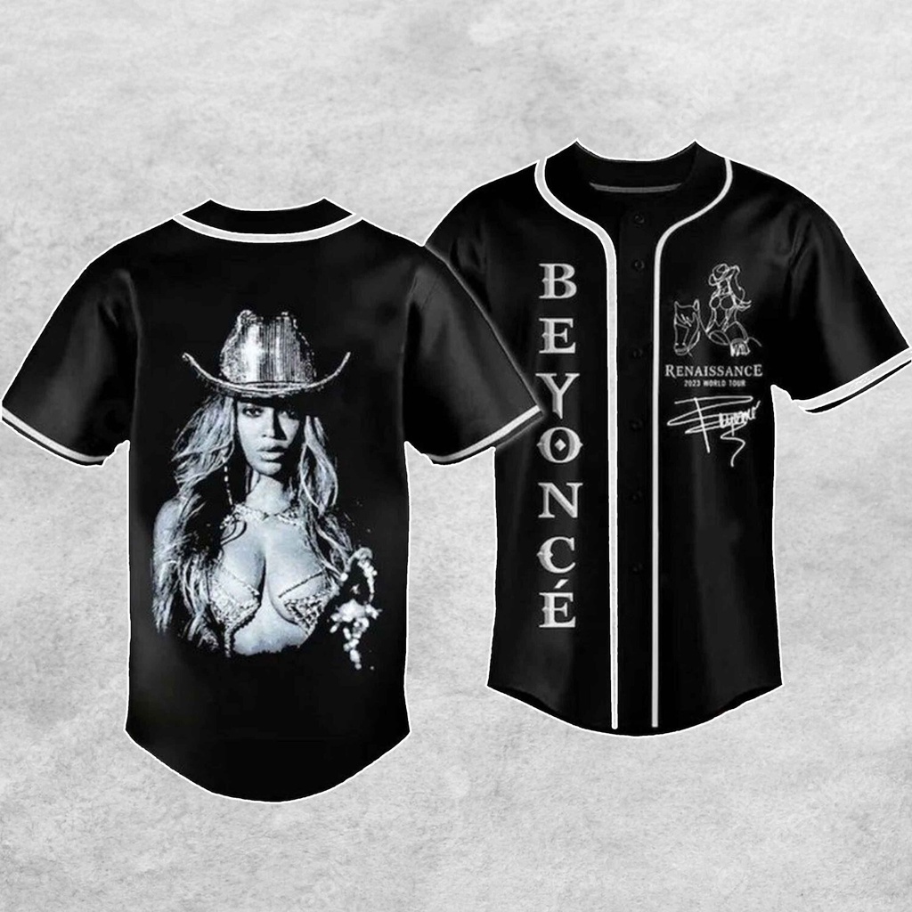เสื้อเบสบอล Beyoncé Renaissance Tour, เสื้อทัวร์ Renaissance 2023, เสื้อ Queen Beyonce Jersey, เสื้อ