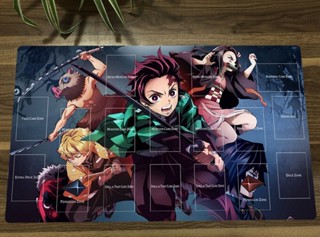 เสื่อเกมการ์ด Demon Slayer: Kimetsu no Yaiba Yugioh Playmat CCG TCG